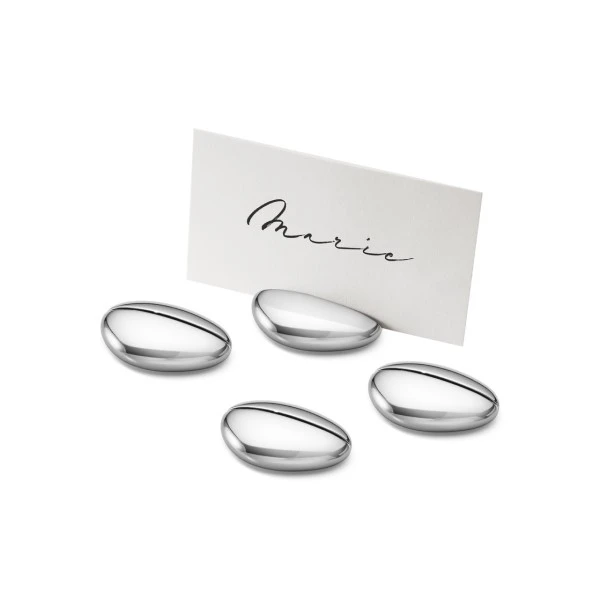Stål øvrige Georg Jensen – Sky Bordkortholder (4 Stk.) - Billede 3