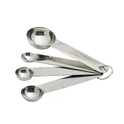 Målekander Og Skeer Måleskesæt 18/8 Rustfrit Stål