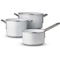 Alle Gryder Eva Trio – White Line Grydesæt