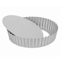 Tærteforme Patisse Silvertop – Høj Tærteform M/løs Bund – Ø25 Cm.