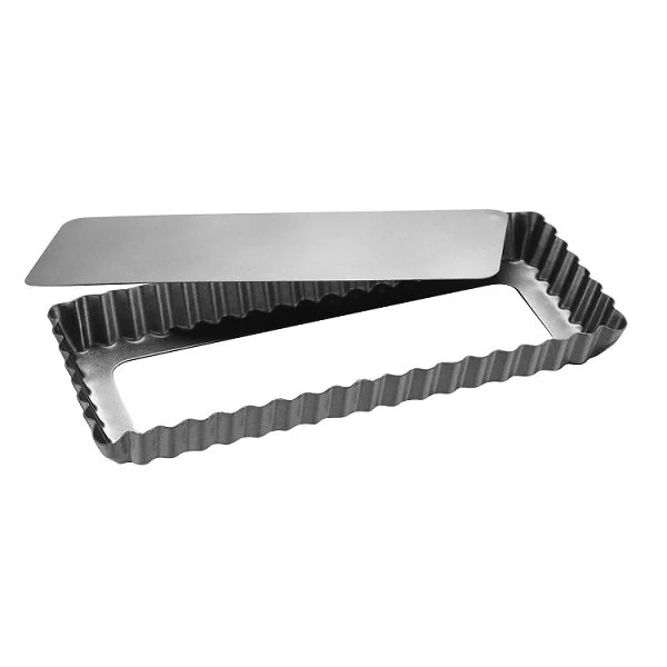 Tærteforme Patisse Silvertop – Rektangulær Tærteform M/løs Bund – 35 Cm. 1 Tærteforme Patisse Silvertop – Rektangulær Tærteform M/løs Bund – 35 Cm.
