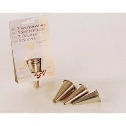 Sprøjteposer &amp; Tyller Patisse – Tyller 18/8 Rstfr. Stål – Sæt M/3 Stk